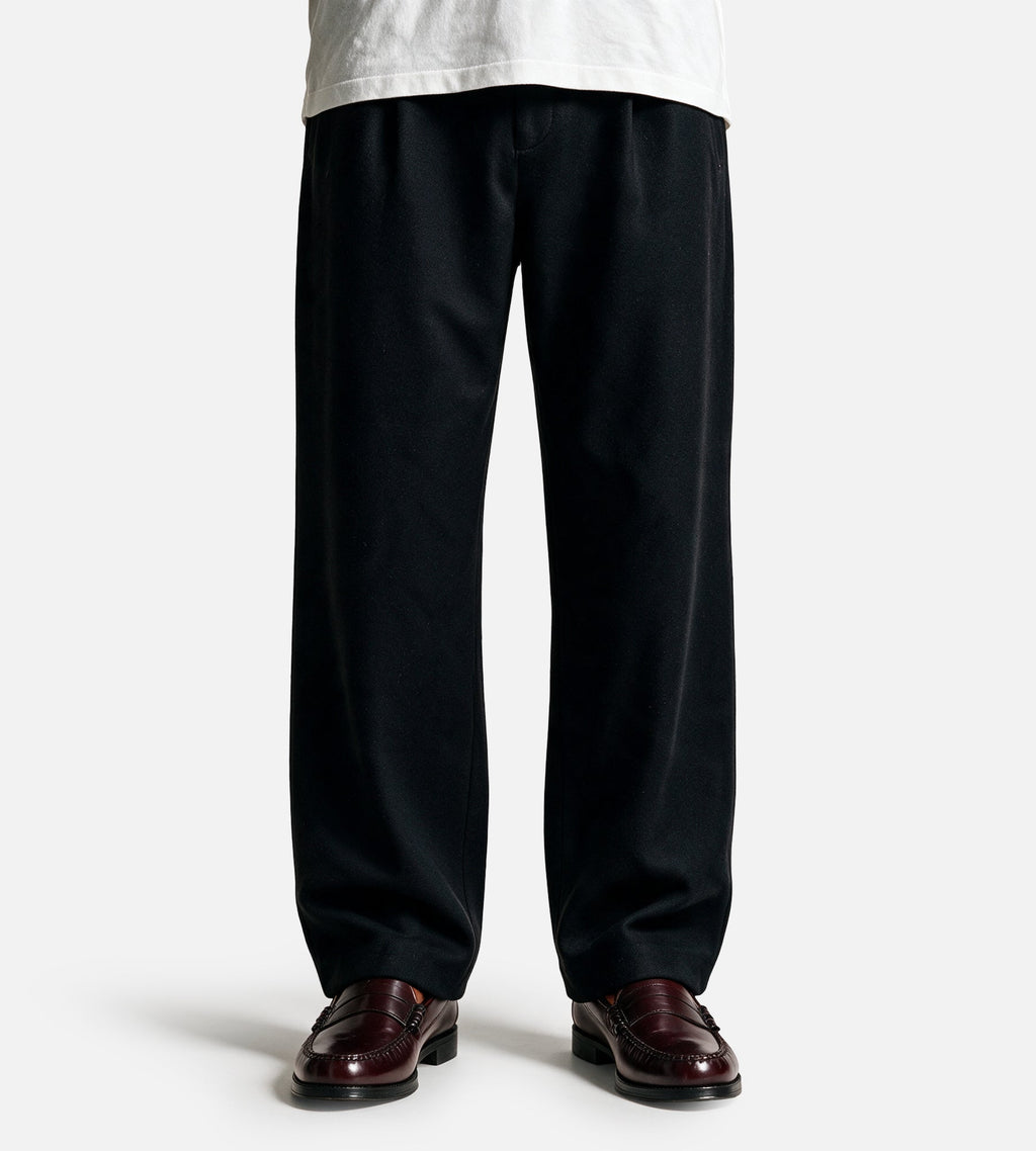 Arte Antwerp Wool Pleated Gallery Pants Black