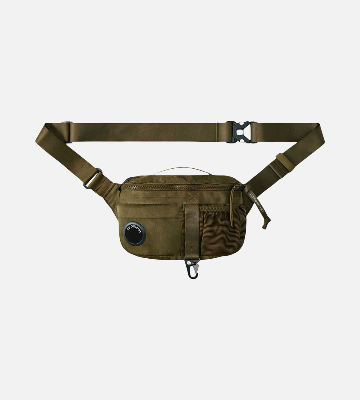 C.P. Company Nylon B Lens Mini Waist Bag Ivy Green