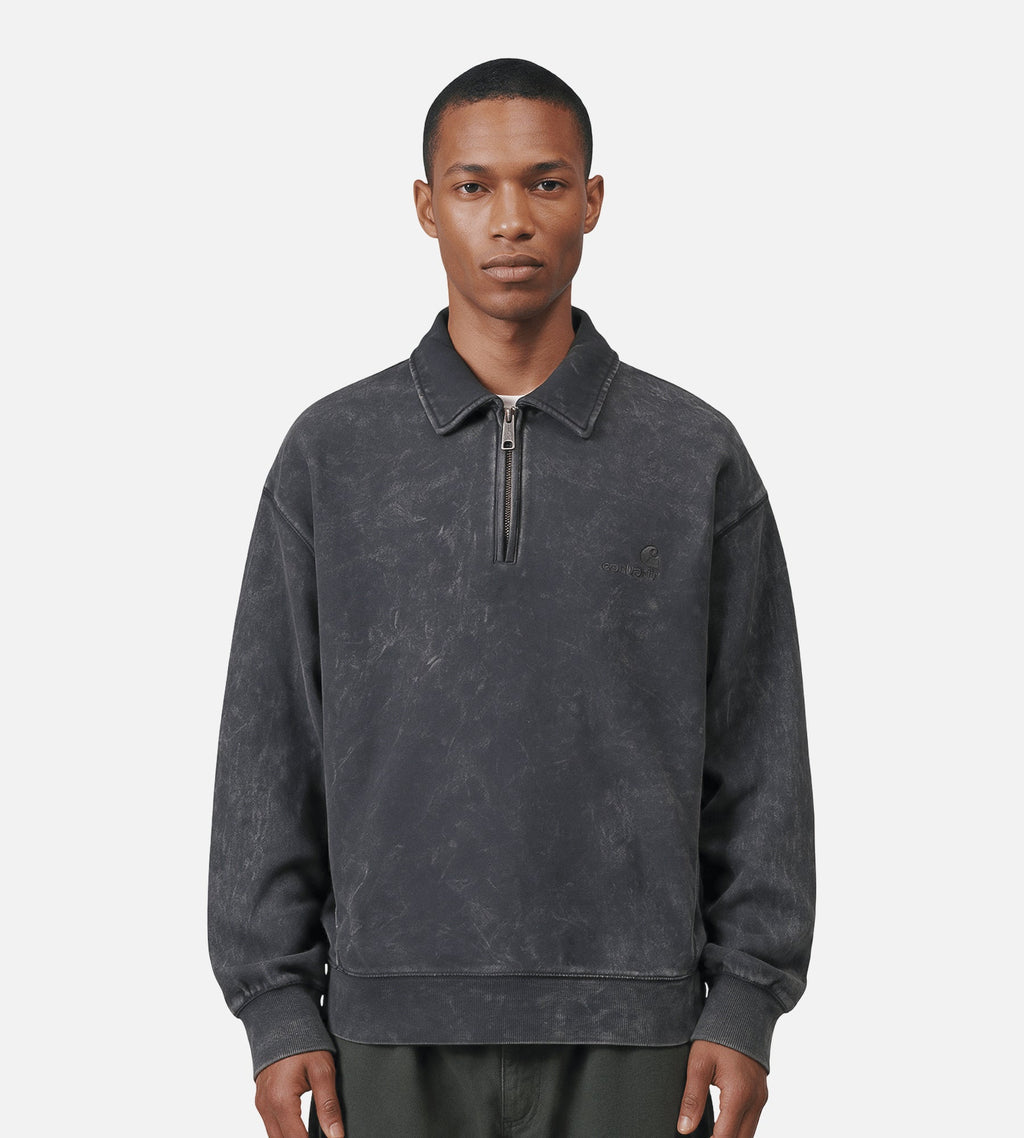 Carhartt WIP Lambert Polo Sweater Black