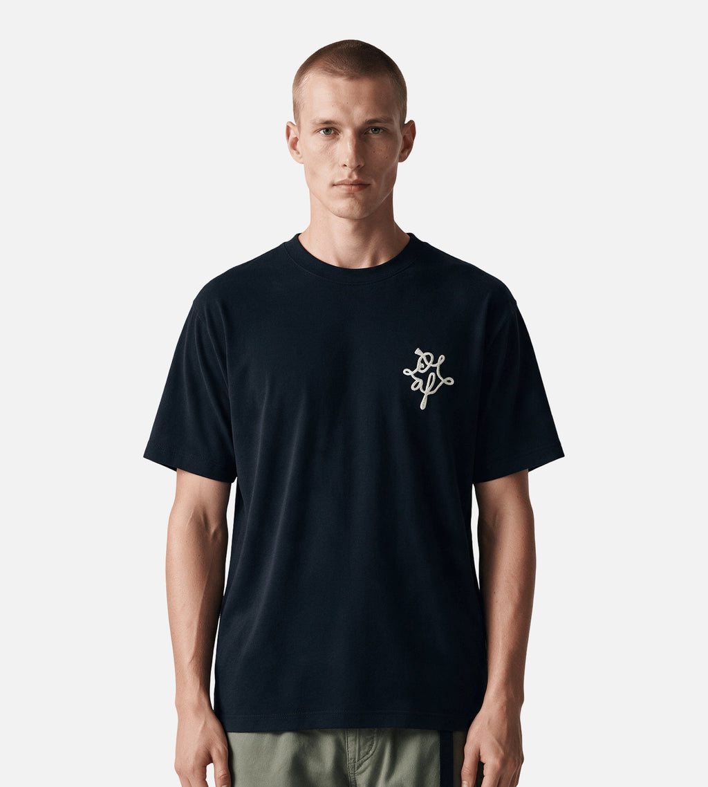OLAF Lasso Monogram Tee Black