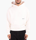 about:blank Box Hoodie Cotton Ecru Black