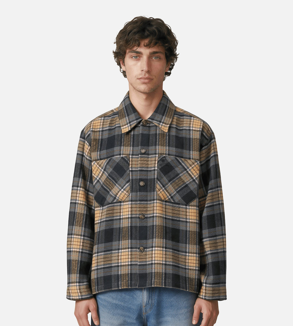 Carhartt WIP Long Sleeve Parson Shirt Parson Check Wip Dusty H