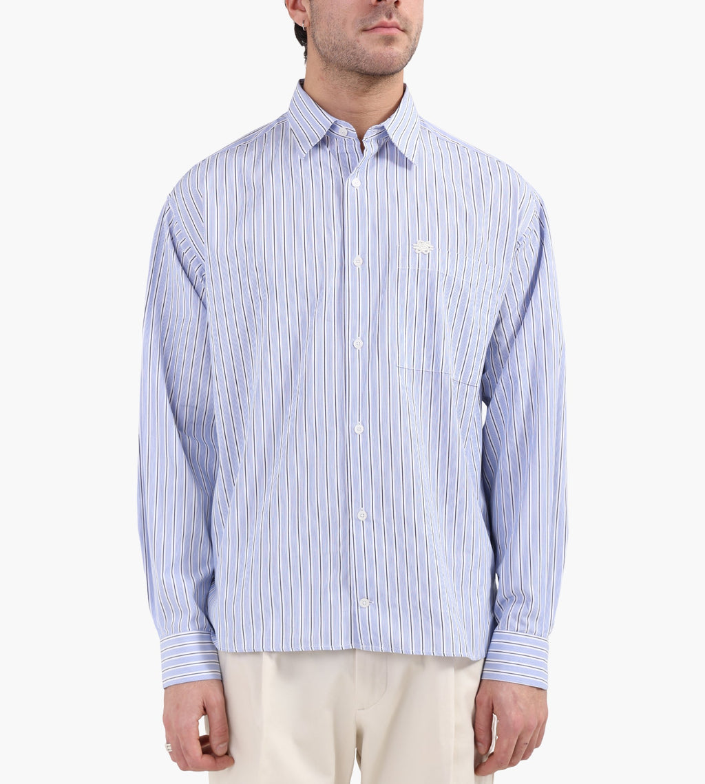 Filling Pieces Dress Shirt Striped Skyway