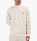 Carhartt WIP Half Zip American Script Sweater Natural