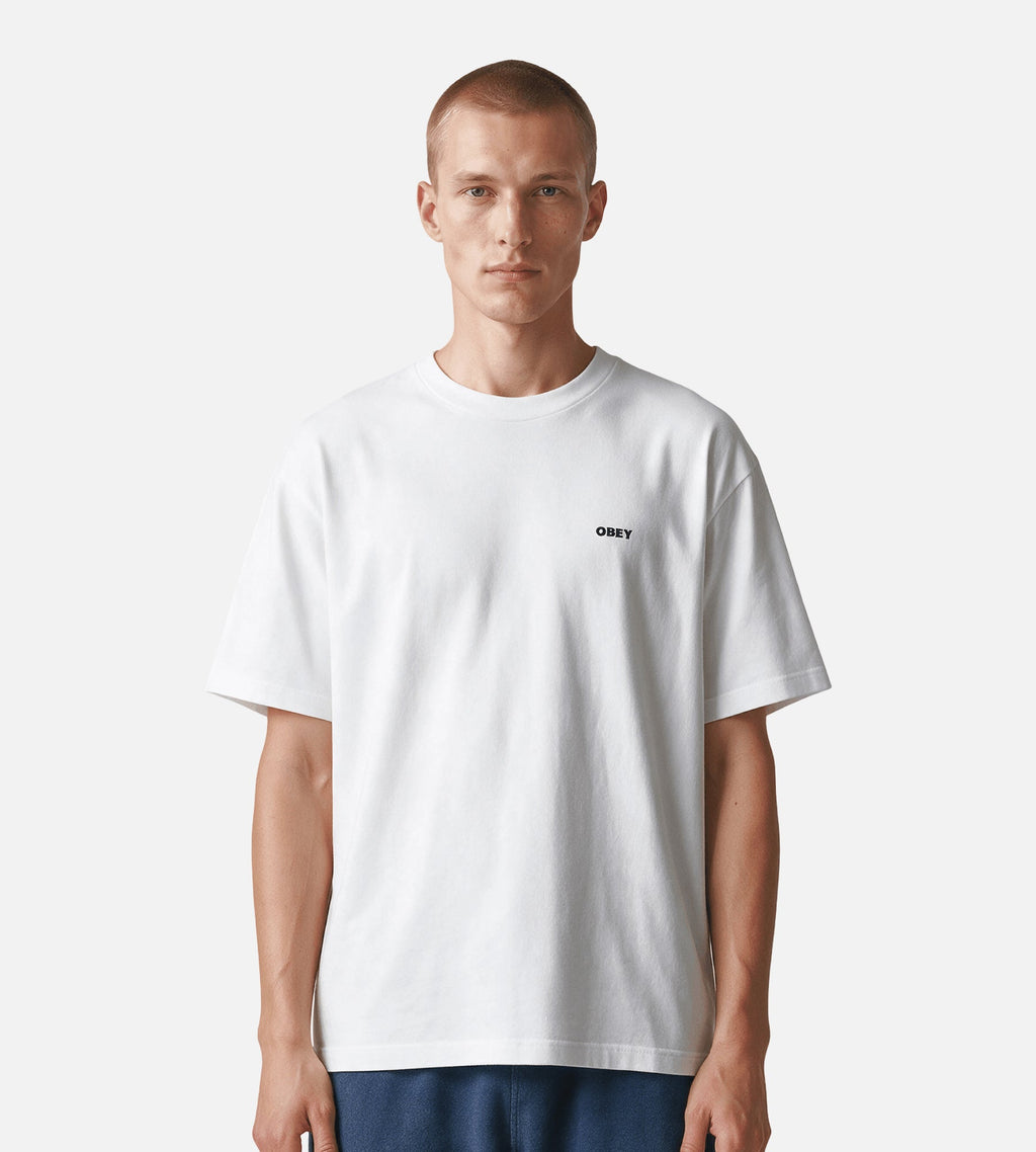 Obey Pastures Tee White