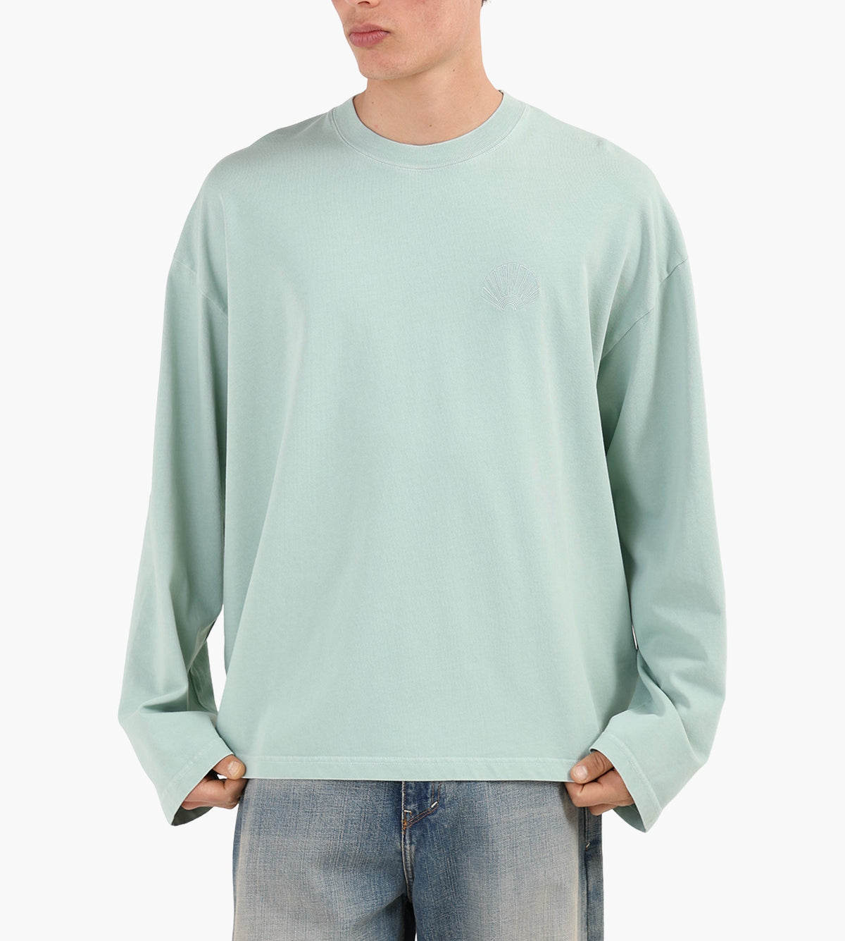 New Amsterdam Surf Association Chop Longsleeve Opal Green