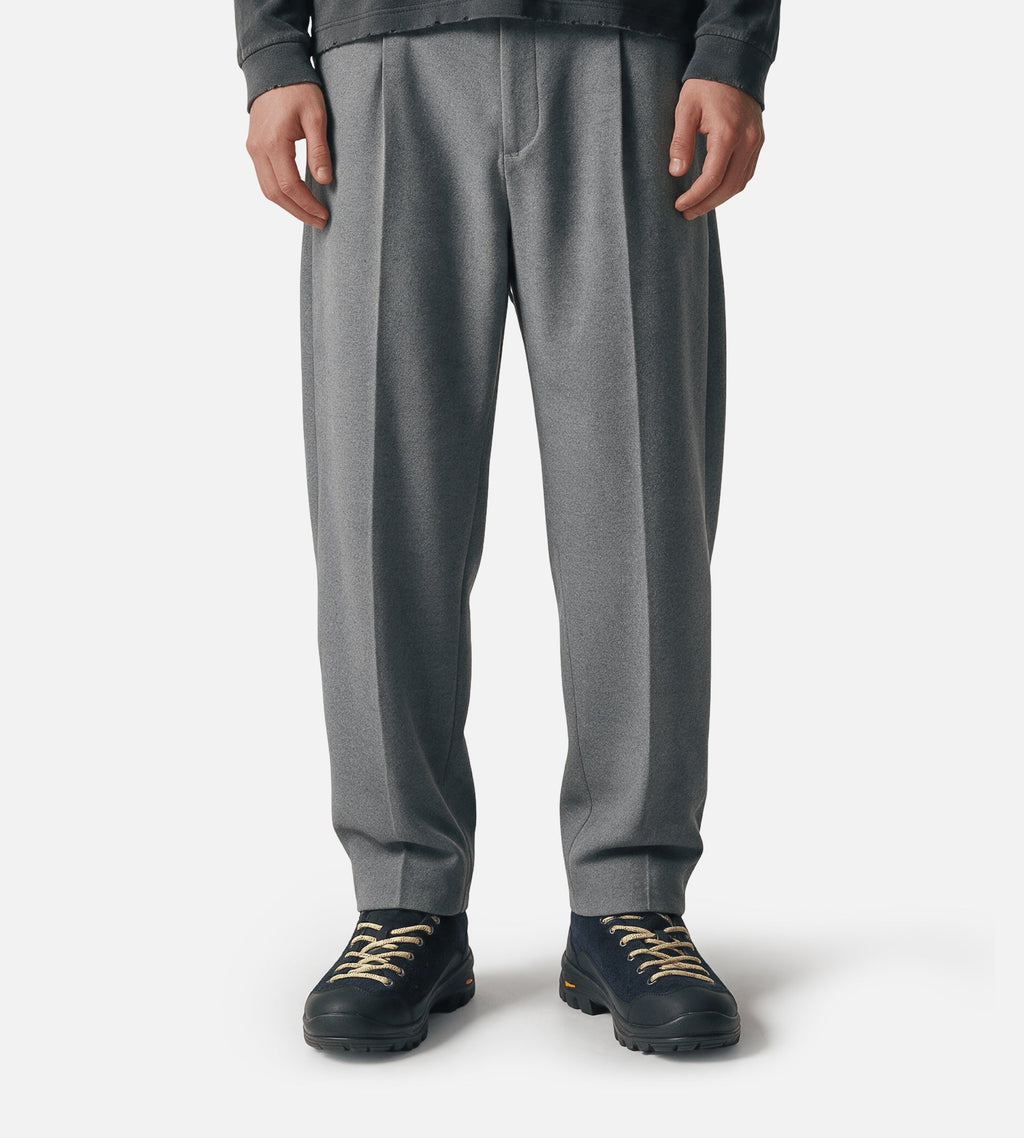 OLAF Regular Pleated Pant Sharkskin