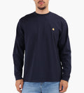 Carhartt WIP Chase Longsleeve Dark Navy Gold