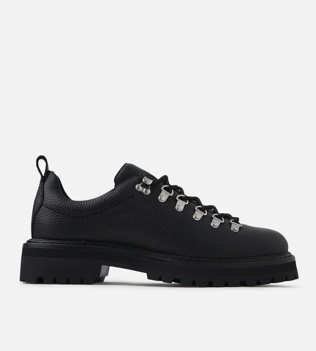G.H. Bass Mason Hiker Lo Black Textured Lthr