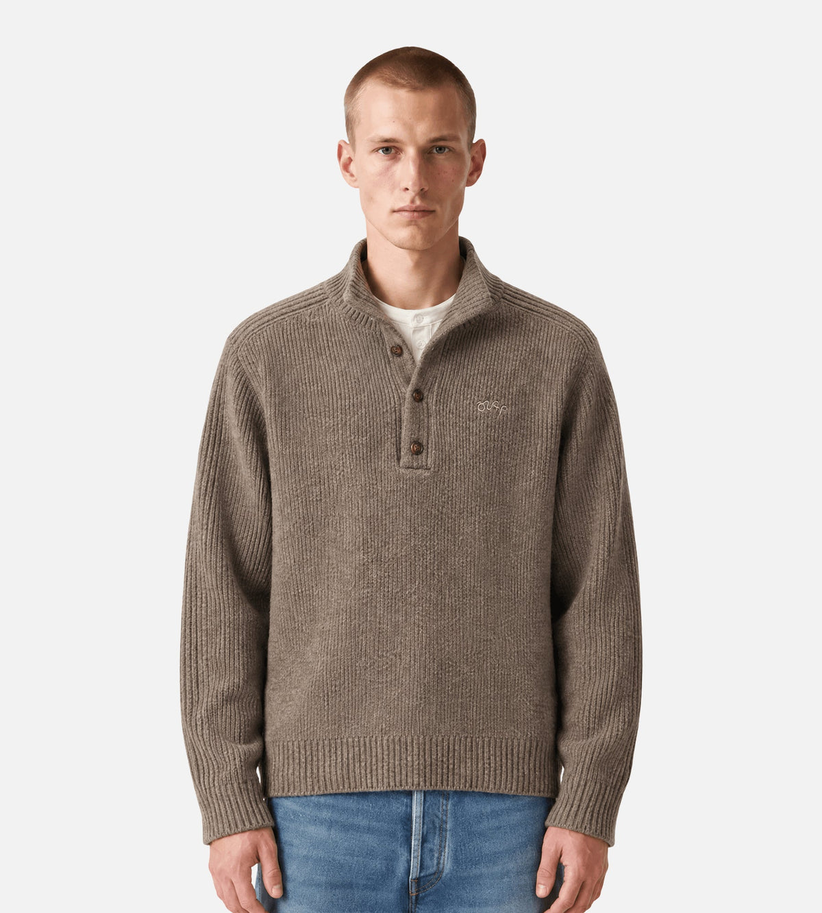 OLAF Knitted Mock Neck Treehouse
