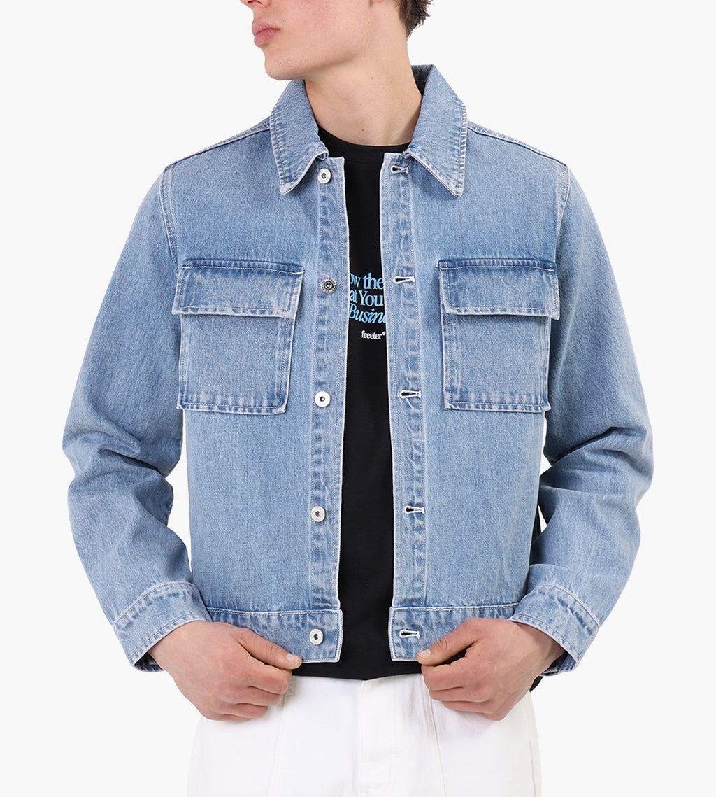 Libertine-Libertine Mind 3409 Overshirt Light Blue