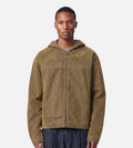 Daily Paper Velvet Shield Denim Jacket Brown