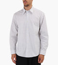 NN.07 Quinsy Long Sleeve Shirt 50070 Blue Check