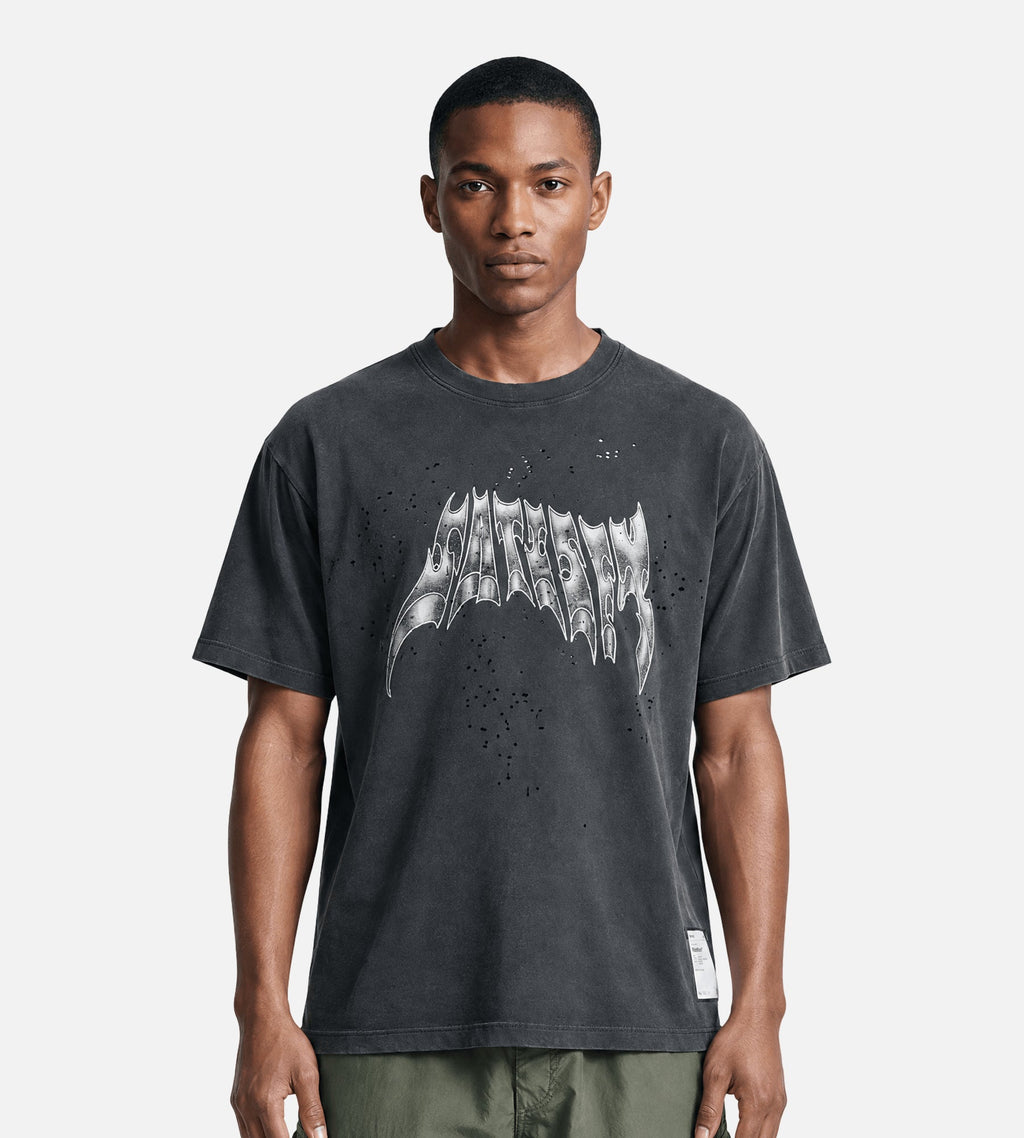 Satisfy MothTech T-Shirt Aged Black AirBrush Glitt