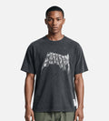 Satisfy MothTech T-Shirt Aged Black AirBrush Glitt