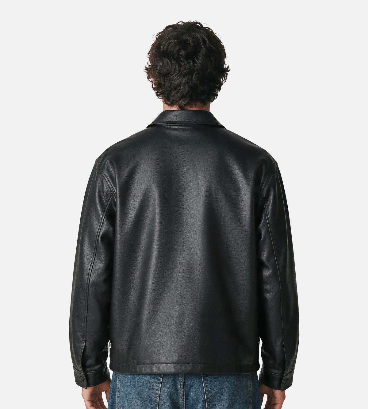 Obey Workman PU Jacket Black