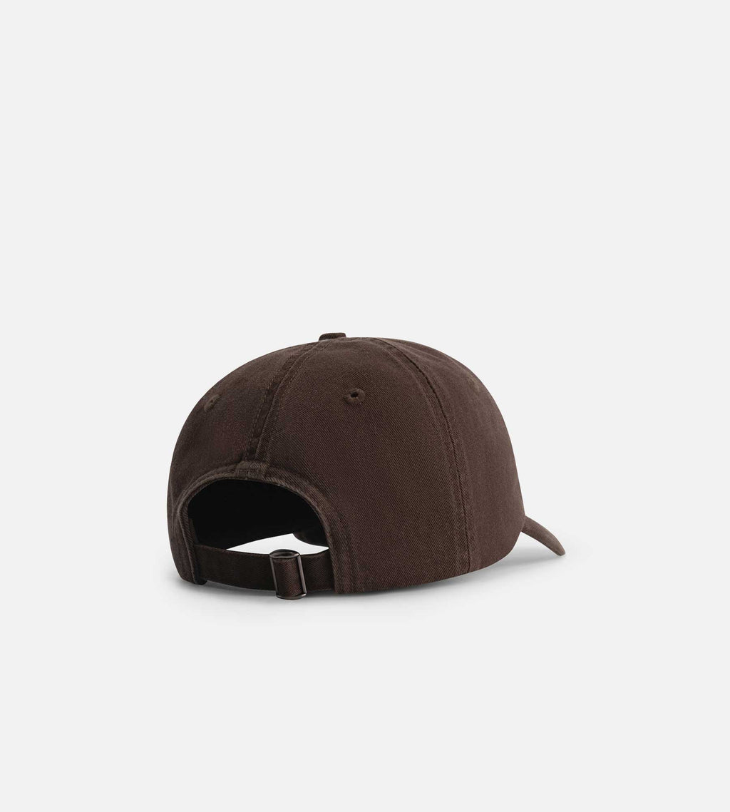OLAF Washed Signature Logo Cap Chocolateplum
