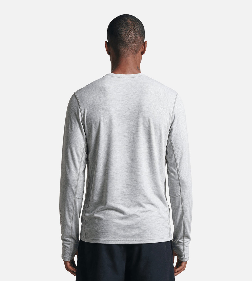 Oakley Spruce Wool LS Base Layer Cement Melange