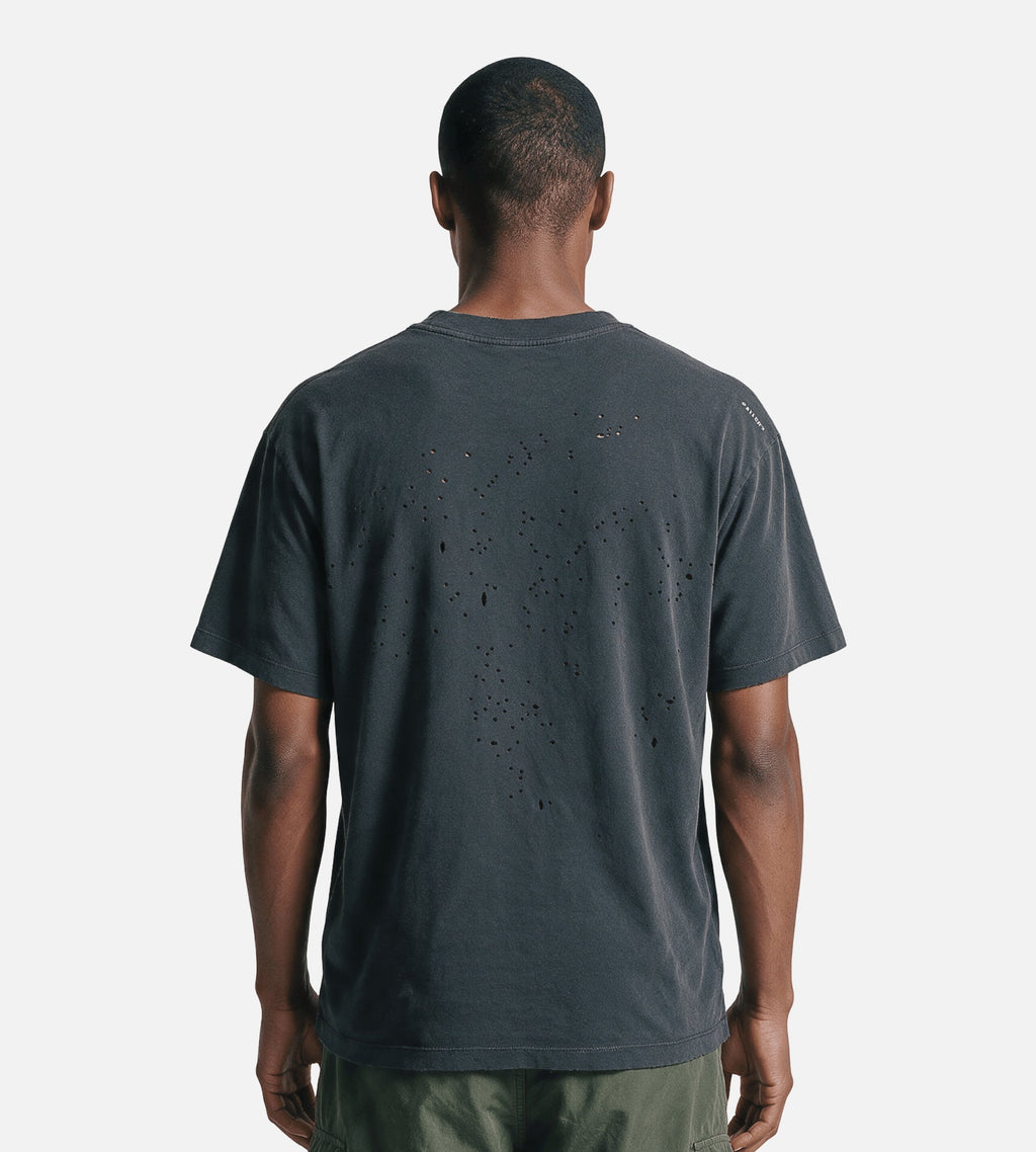 Satisfy MothTech T-Shirt Aged Black AirBrush Glitt