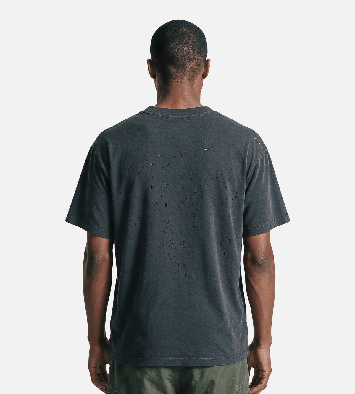 Satisfy MothTech T-Shirt Aged Black AirBrush Glitt