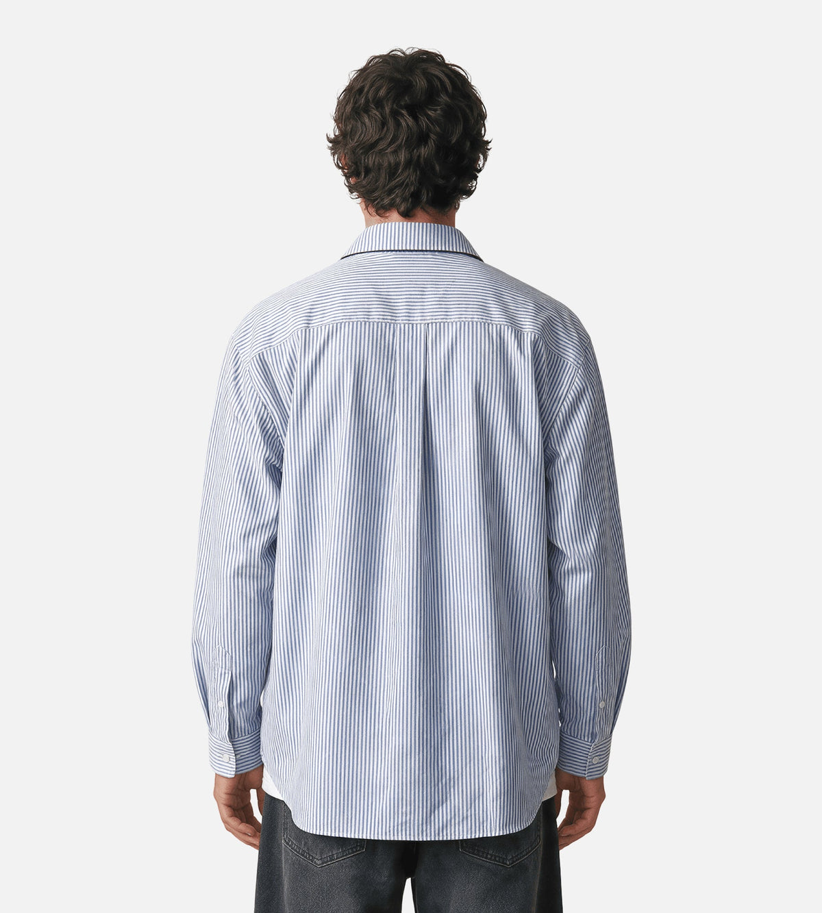 Arte Antwerp Striped Gallery Shirt Blue