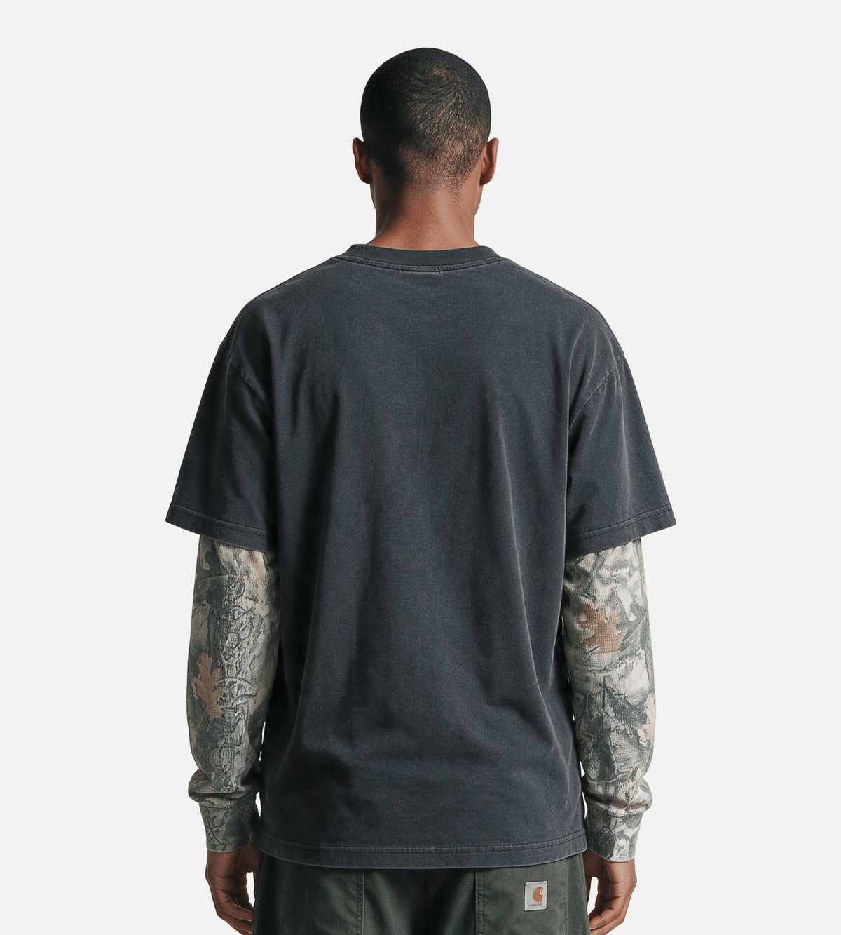 Obey Post 2FER Longsleeve Dusty Black Limo Multi