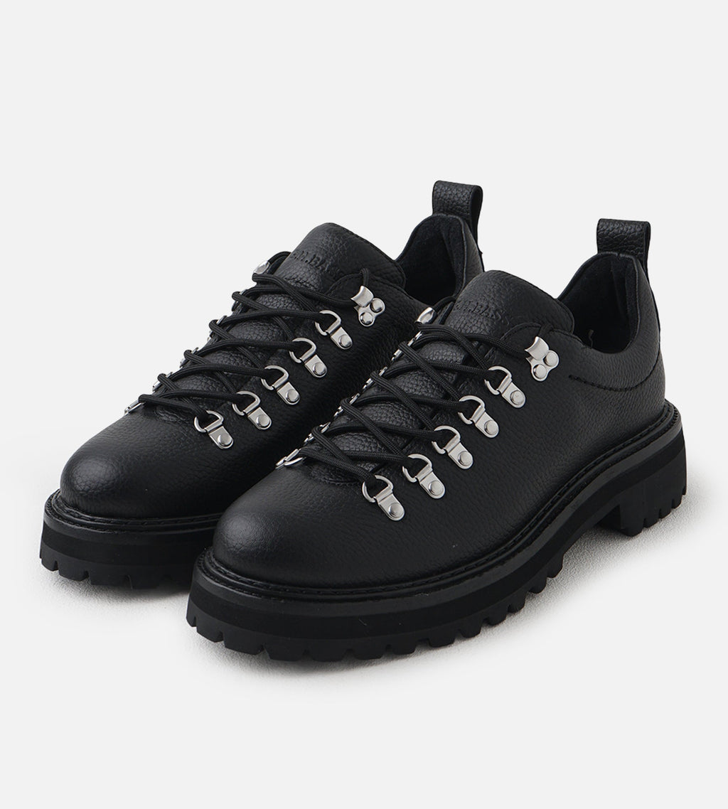 G.H. Bass Mason Hiker Lo Black Textured Lthr