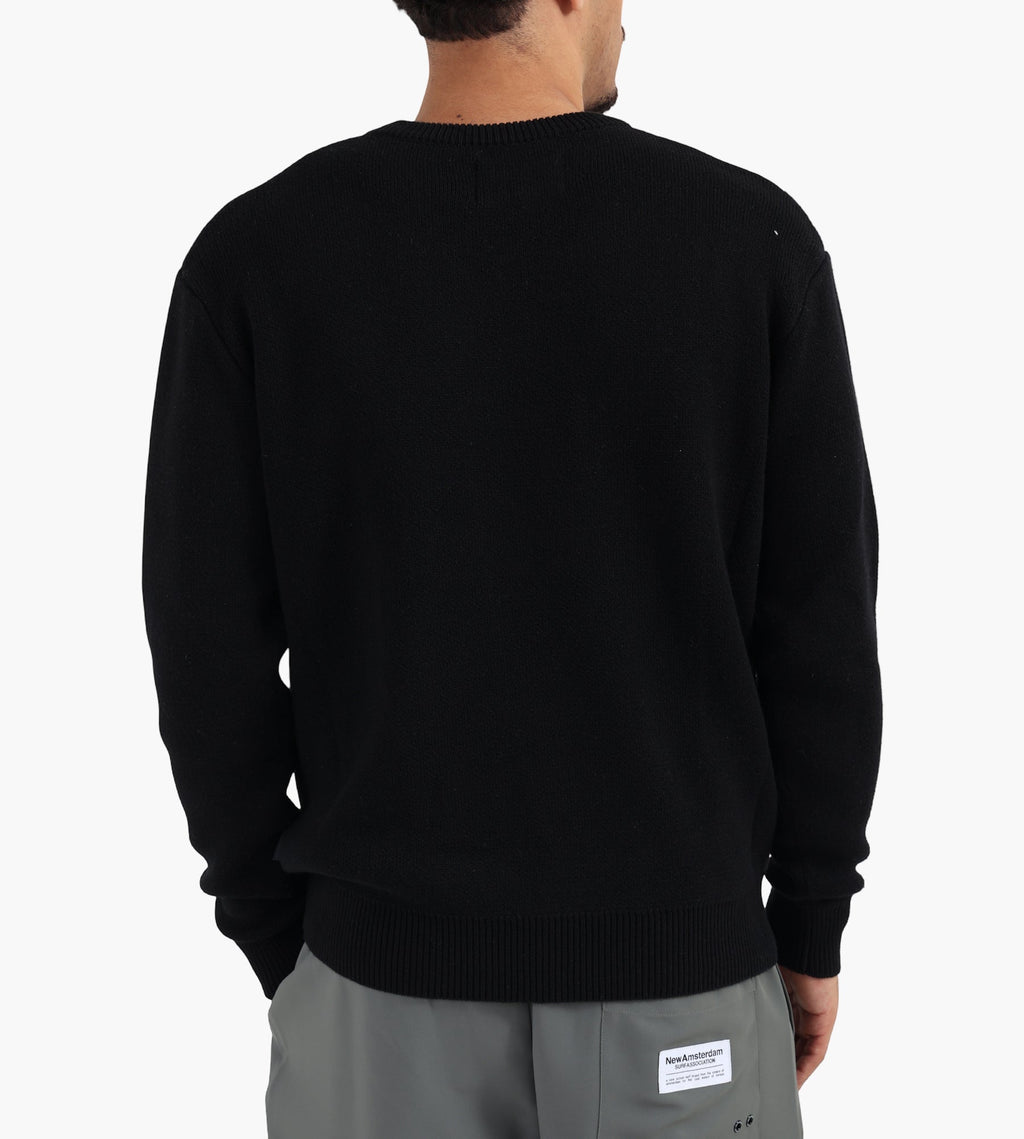 Baskèts B Knit Crewneck Black