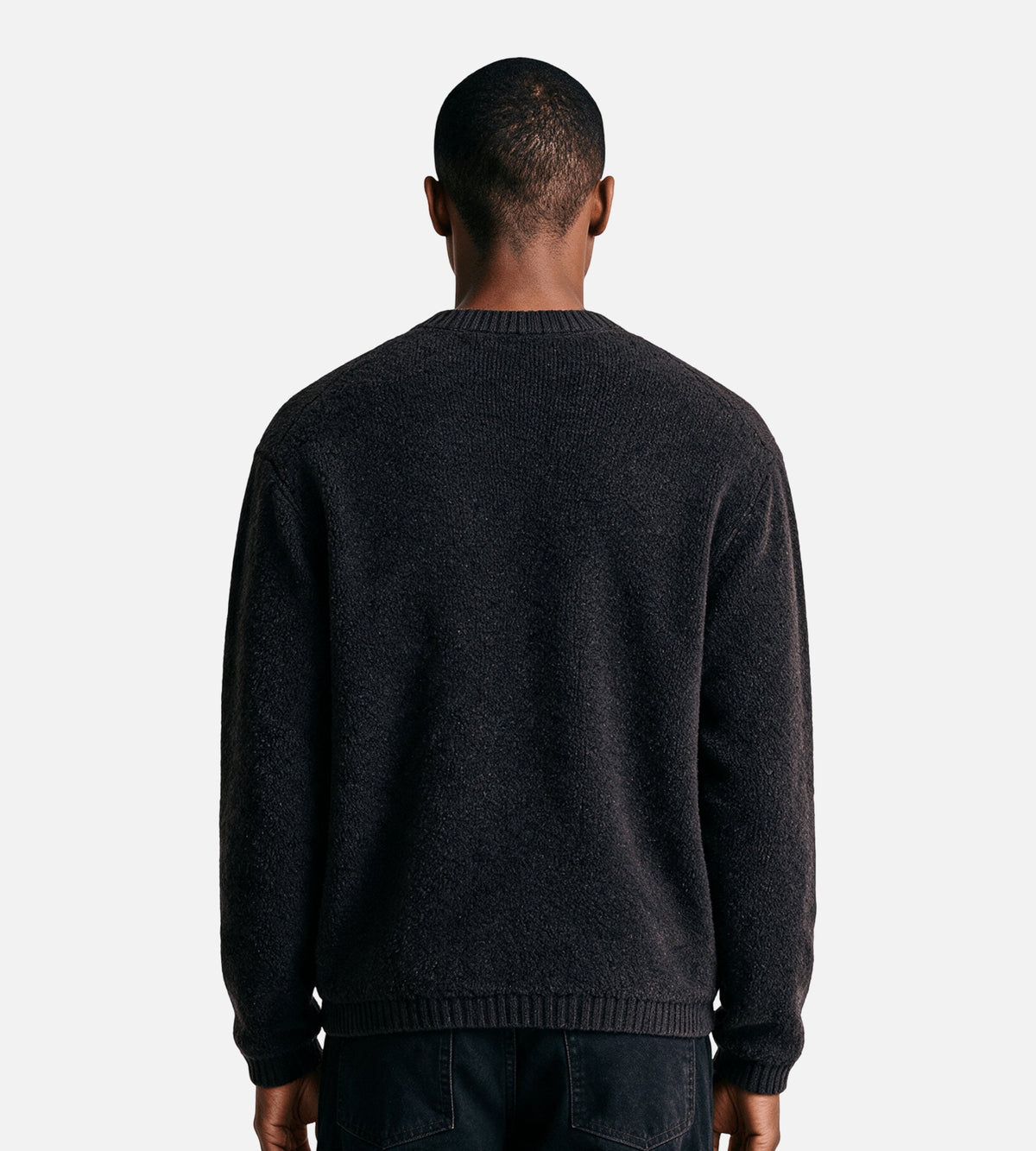 NN.07 Fleece Cardigan 60064 Deep Truffle