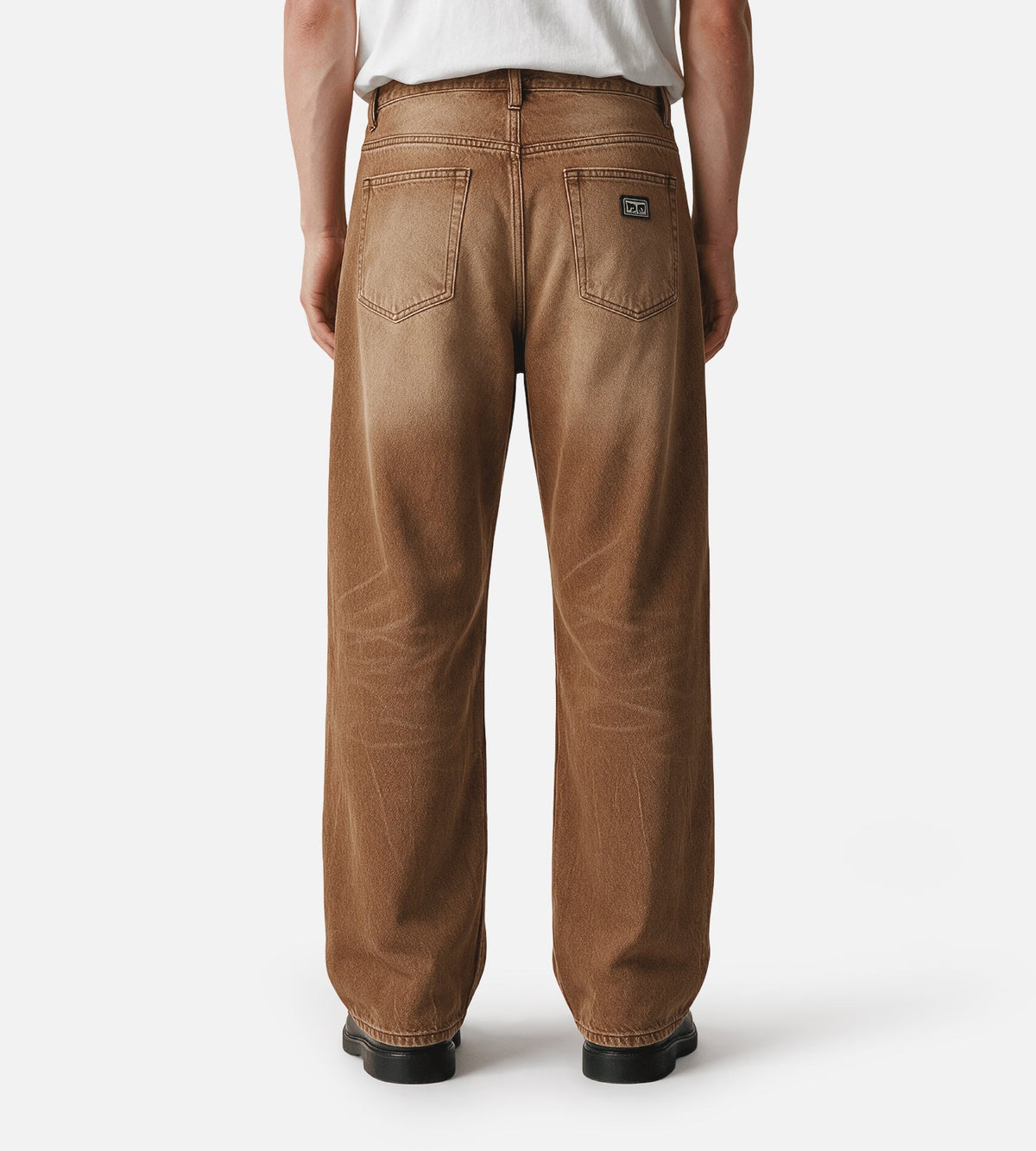 Obey Boxcar Straight Leg Denim Archive Brown