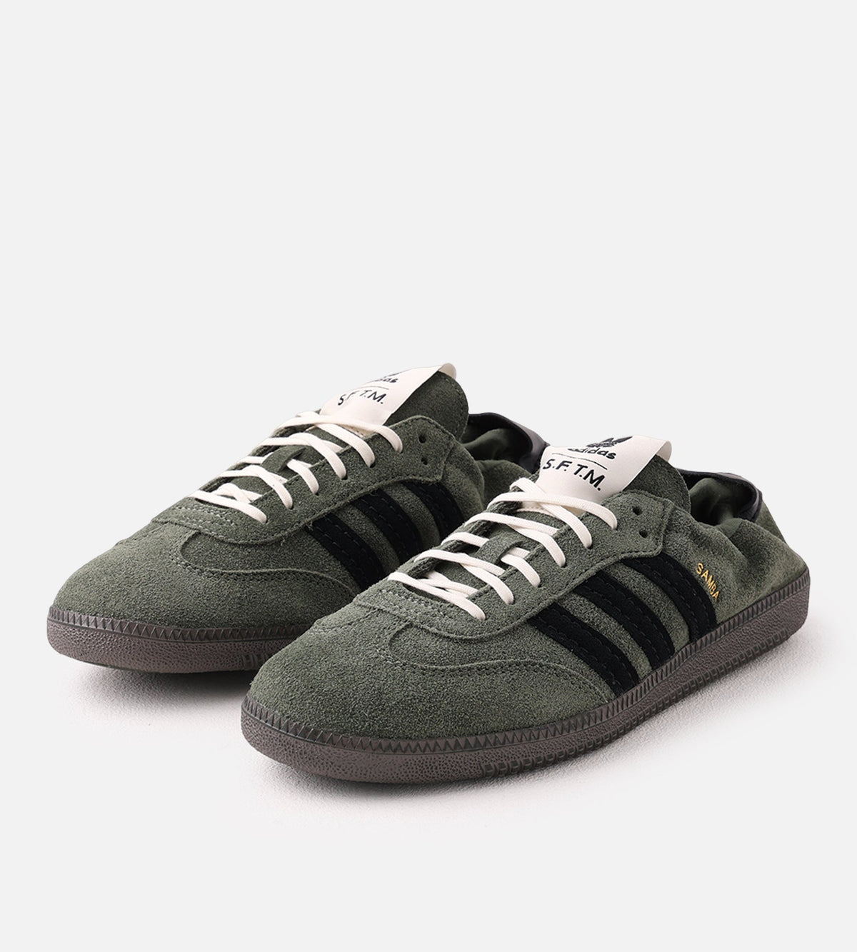 Adidas x SFTM Samba OG Basgrn Cblack Goldmt