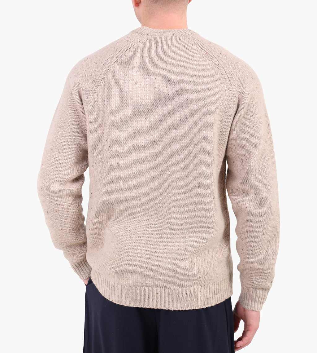 Carhartt WIP Anglistic Sweaterer Speckled Fleur De Sel