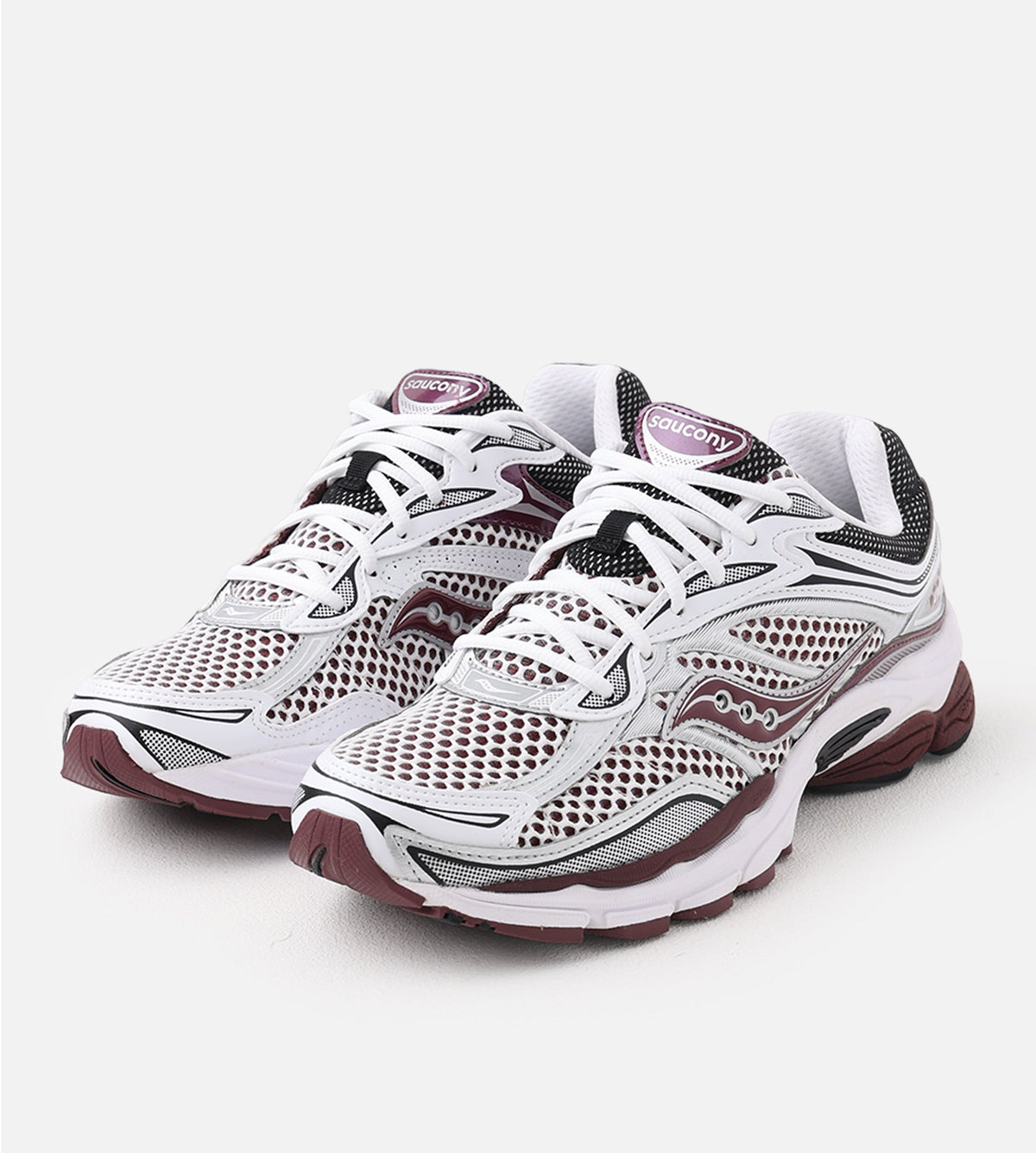 Saucony Progrid Omni 9 White Maroon