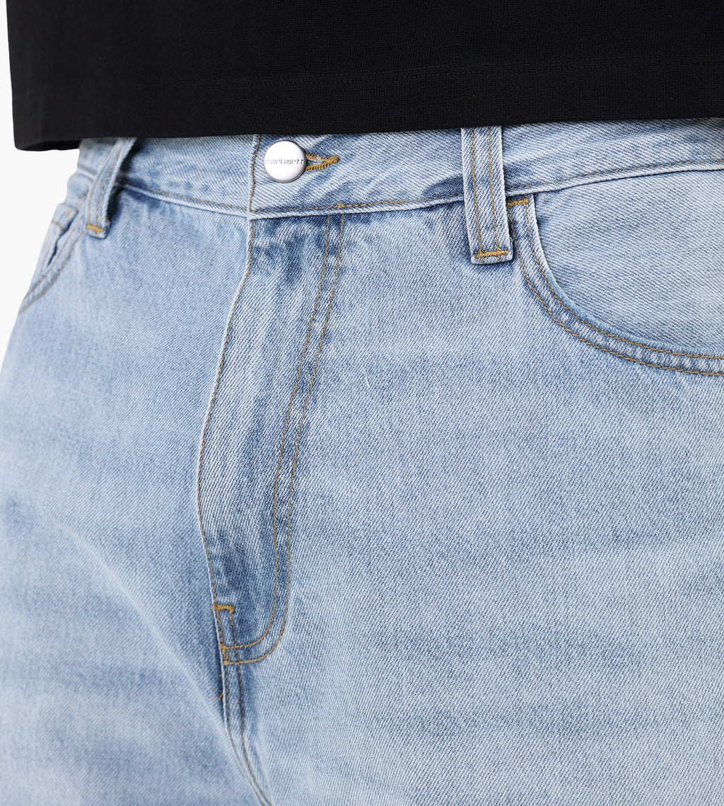 Carhartt WIP Landon Short Blue Heavy Worn