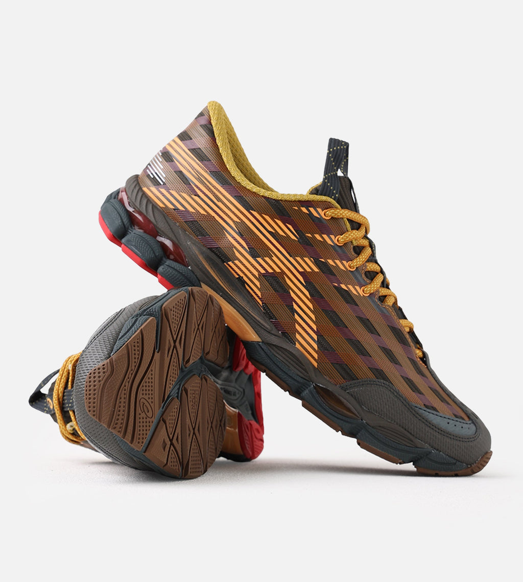 Asics Kiko Curation US8-S Gel-SJ33 Black Coffee Orange Lily