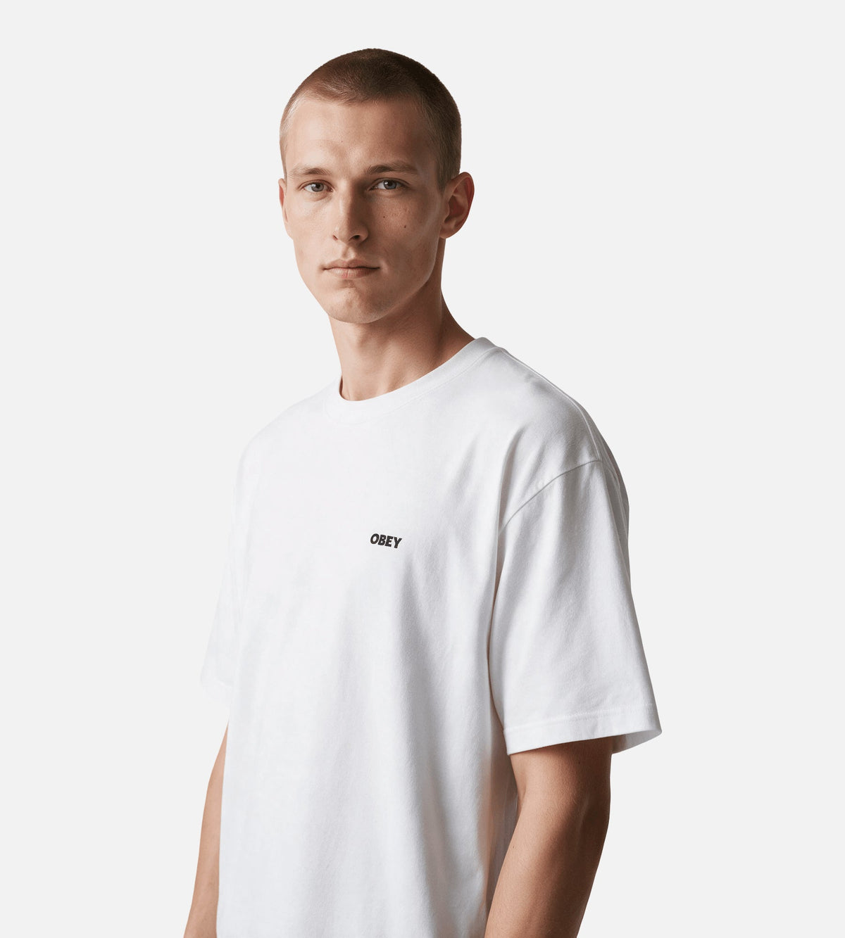 Obey Pastures Tee White