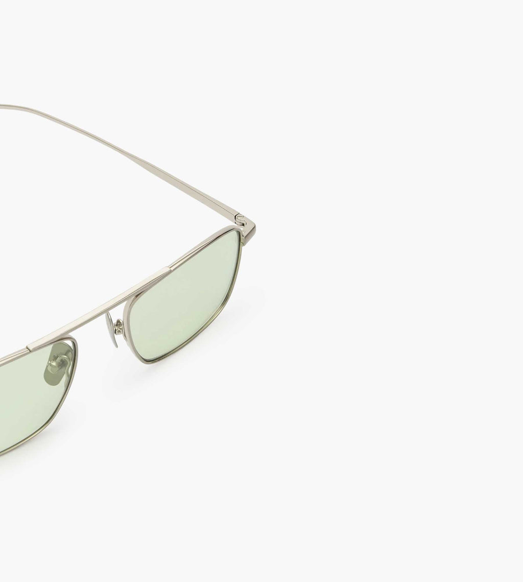 Flatlist Reed Brushed Silver Chill Out Green Lens
