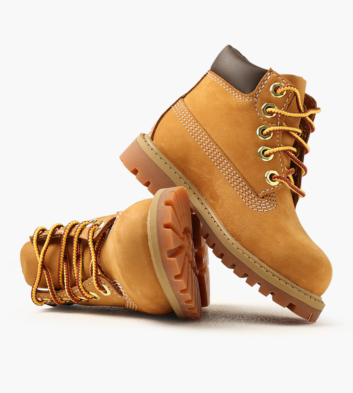 Timberland Premium 6 Inch Lace Up Kids Waterproof Boot Wheat