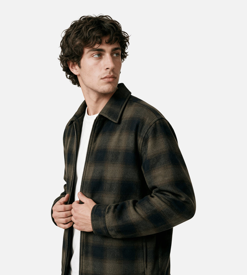 Carhartt WIP Alton Jacket Alton Check Cypress