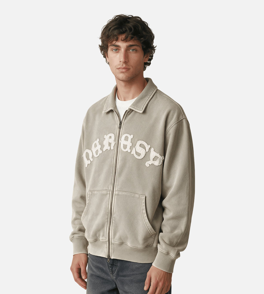 Heresy Celtic Collar Zip Fog