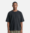 Corridor Washed Terry T-Shirt Black