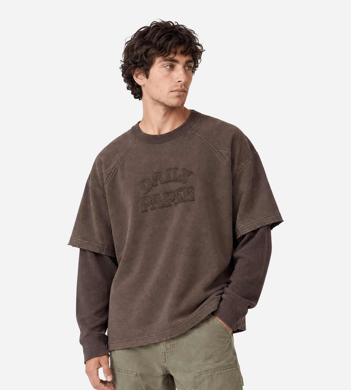 Daily Paper Raglan Stacked Layered  Longsleeve Mole