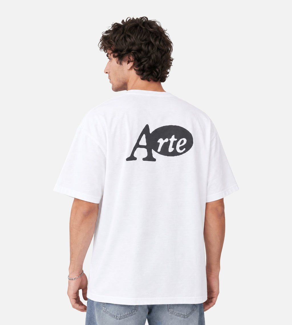 Arte Antwerp Sticker T-shirt White