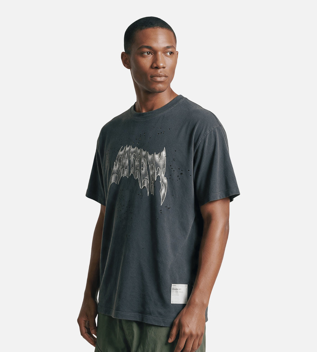 Satisfy MothTech T-Shirt Aged Black AirBrush Glitt