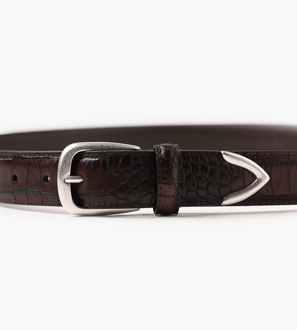 Baskèts by Anderson's Belt Brown Croc