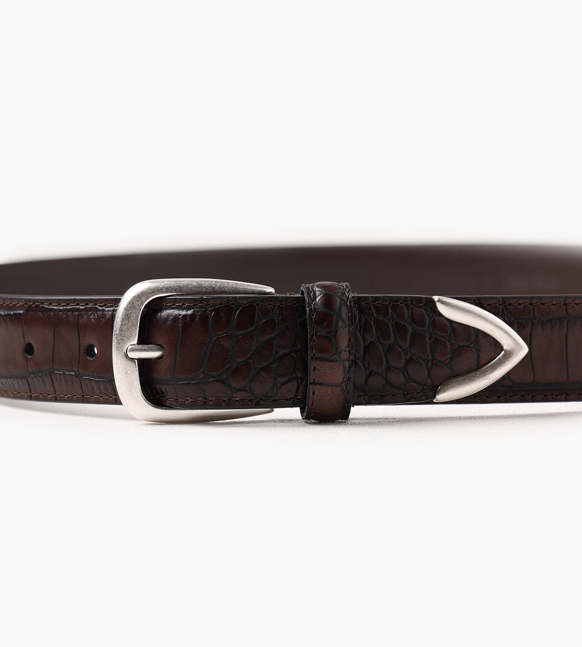 Baskèts by Anderson's Belt Brown Croc