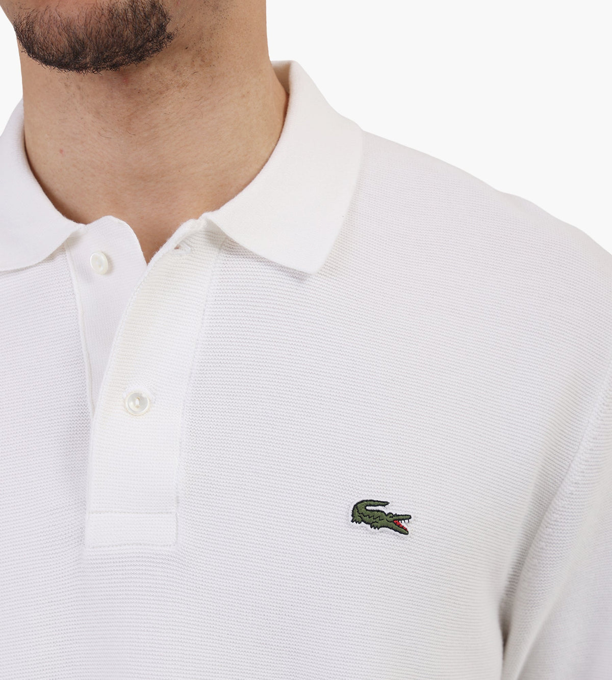 Lacoste 1HA1 Polo Flour Blanc