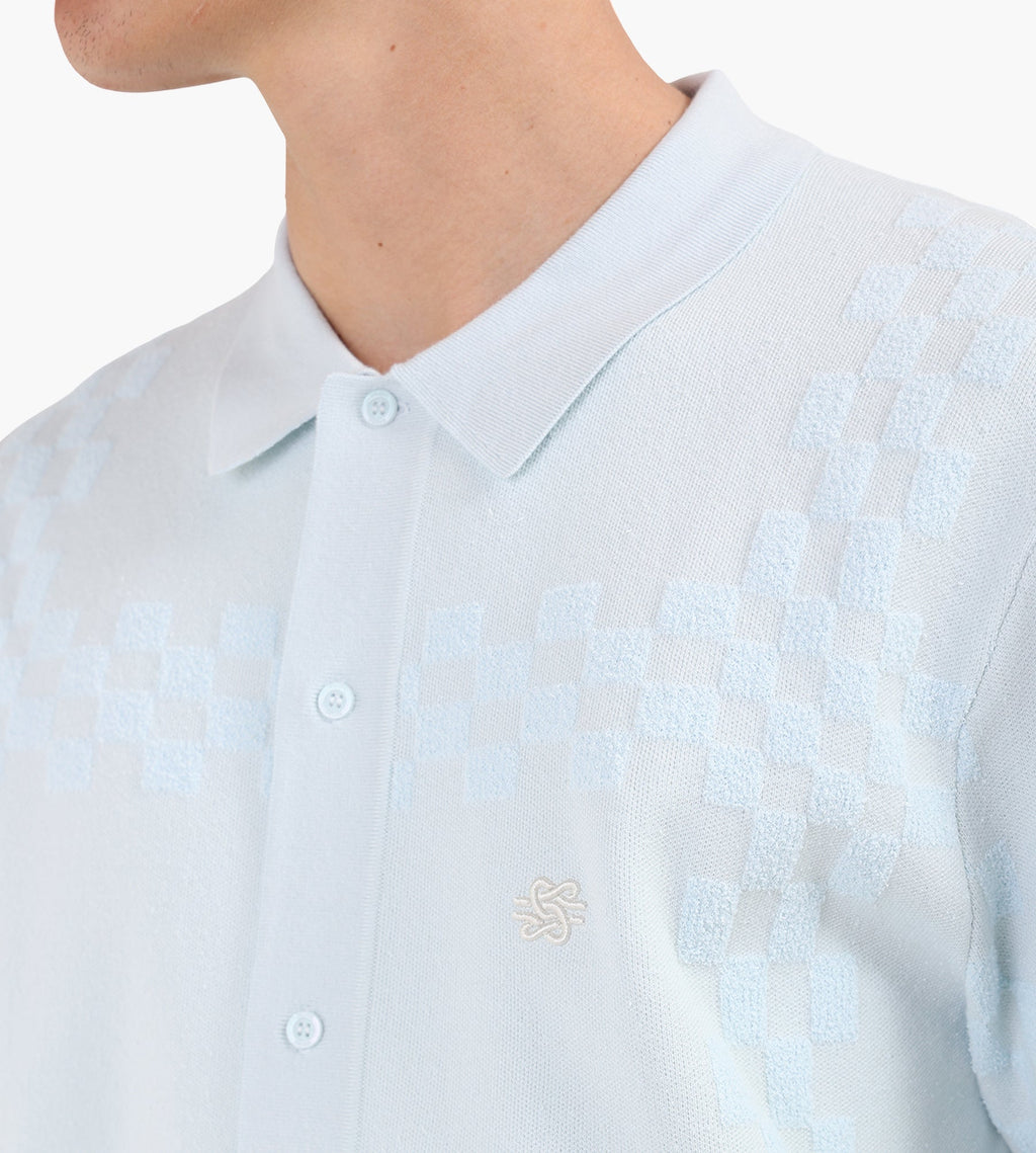 Filling Pieces Knit Resort Shirt Skyway