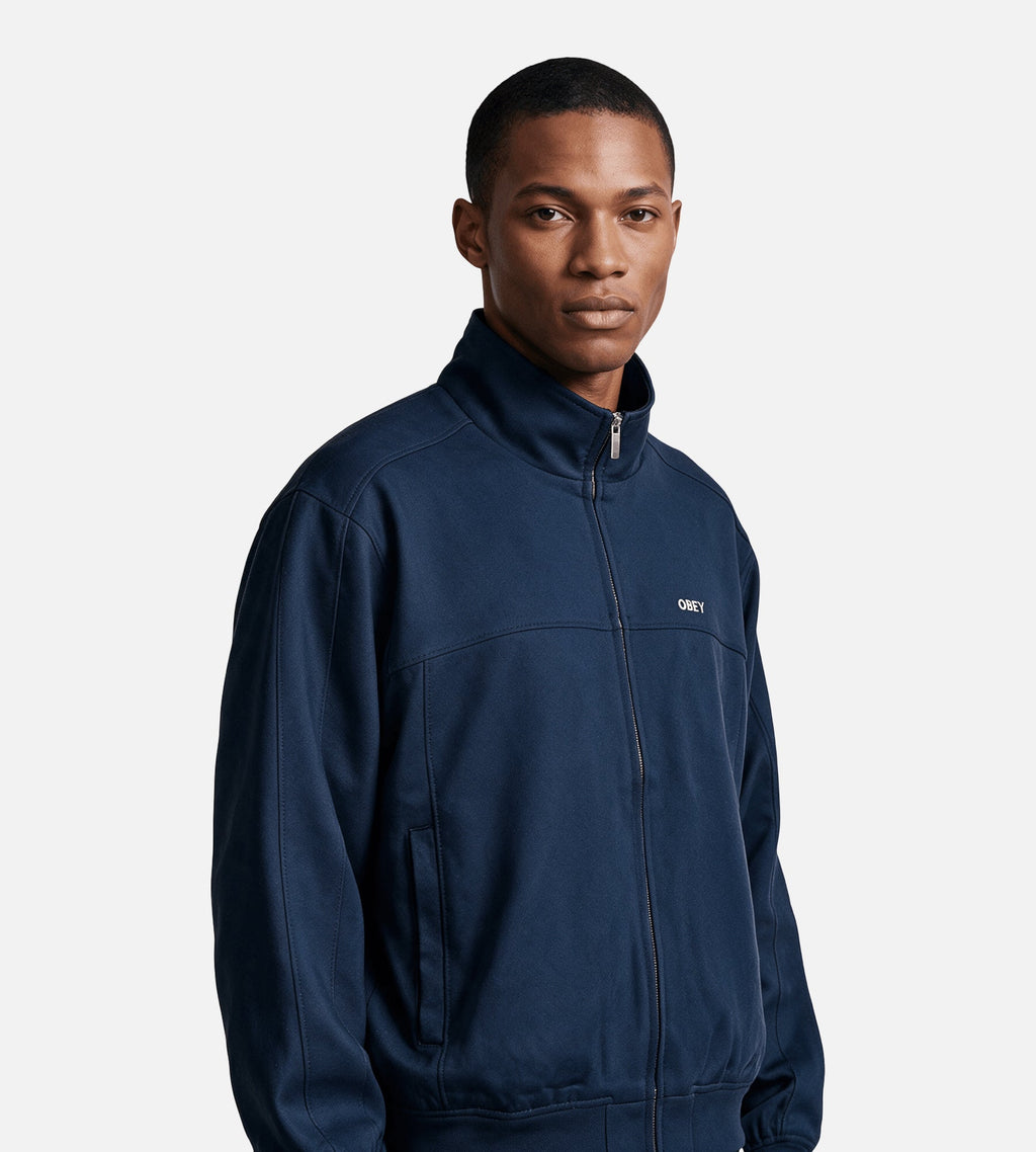 Obey Tailored Track Jacket Navy