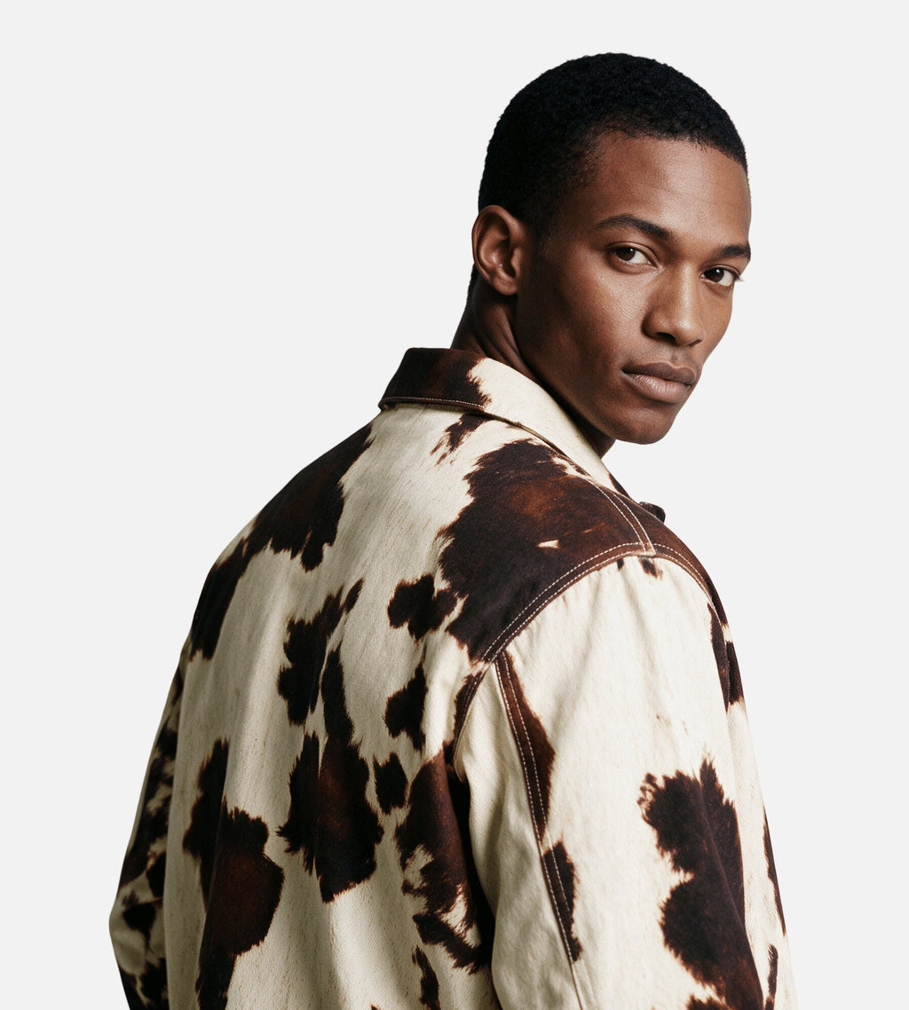 Obey Workshop Jacket Cow Print